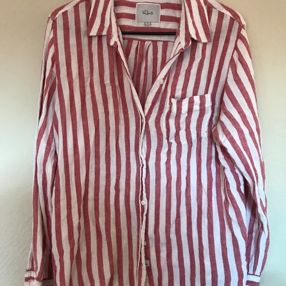 Rails Aly Striped Oxford Shirt - Picture 2 of 3
